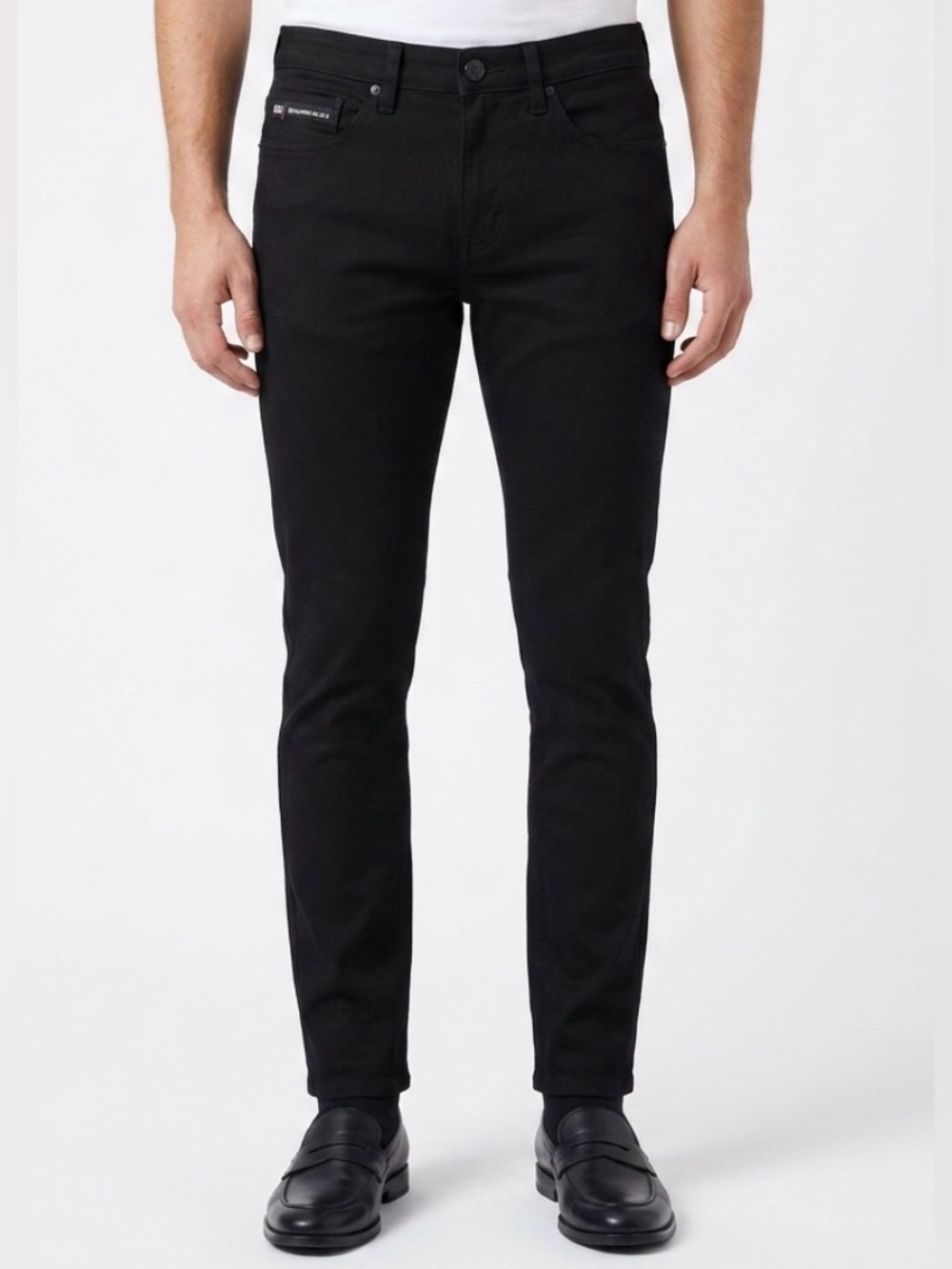 NWOT Benjamin Black Sleek Black Men’s Skinny Jeans 30x32